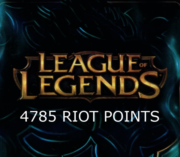 League of Legends 4785 RP Prepaid Card TR
