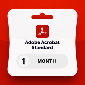 Adobe Acrobat Standard - 1 Month Subscription Key RoW