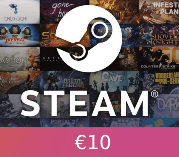 Steam Gift Card €10 EU Activation Code