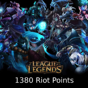League of Legends 1380 RP Prepaid Card TR