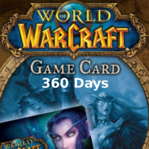 World of Warcraft 360 DAYS Pre-Paid Time Card CN