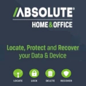 Absolute Standard Home & Office (Locate, Protect and Recover your Data & Device) Key (1 Year / 1 Device)