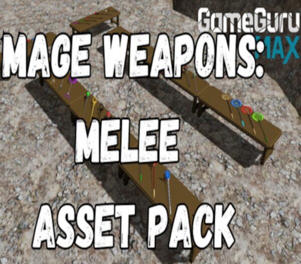 GameGuru MAX - Low Poly Asset Pack - Mage Weapons: Melee DLC PC Steam CD Key