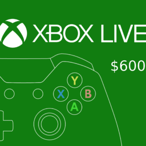 XBOX Live $600 Prepaid Card HK