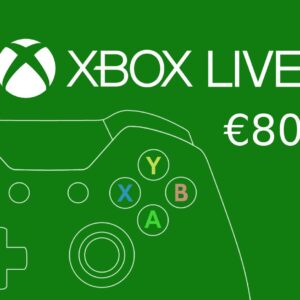 XBOX Live €80 Prepaid Card EU