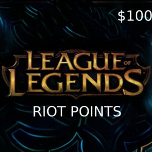 League of Legends 100 USD Prepaid RP Card US