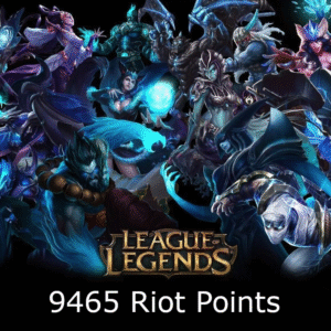 League of Legends 9465 RP Prepaid Card NZ