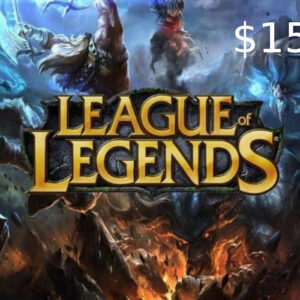 League of Legends 15 USD Prepaid RP Card LAS/LAN Server