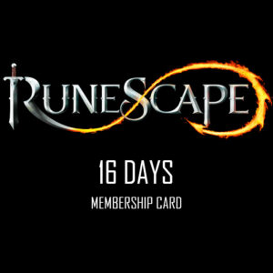 RuneScape 16-Day Prepaid Time Game Card