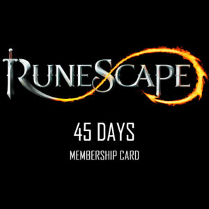 RuneScape 45-Day Prepaid Time Game Card EU