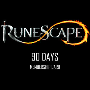 RuneScape 90-Day Prepaid Time Game Card EU
