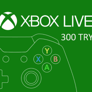 XBOX Live 300 TRY Prepaid Card TR