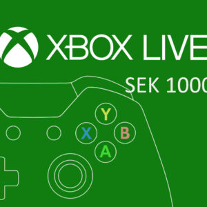 XBOX Live 1000 SEK Prepaid Card SE