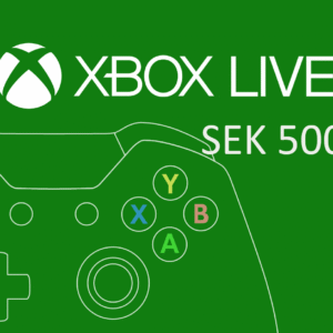XBOX Live 500 SEK Prepaid Card SE